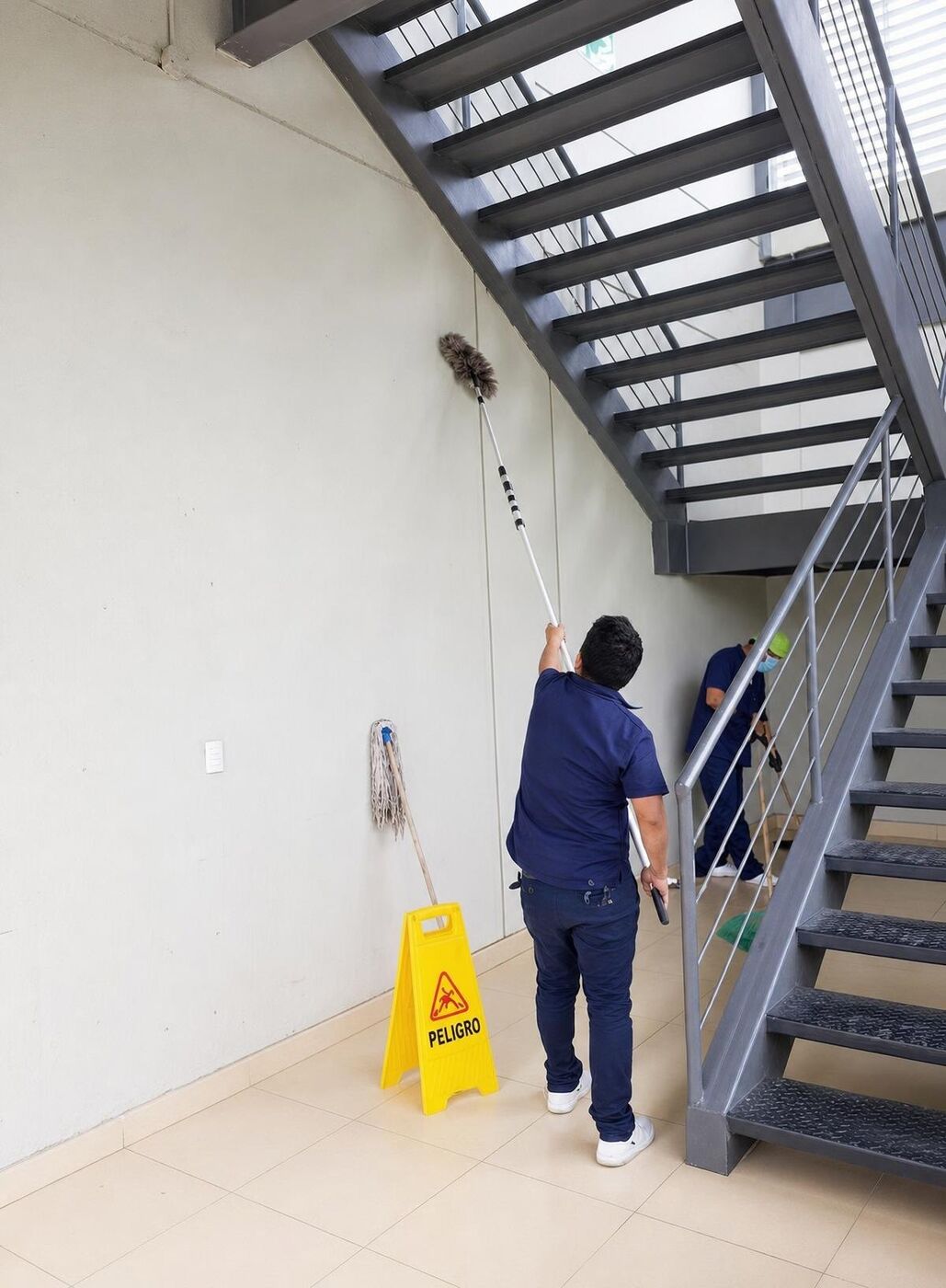 Personal de GENERALCLEAN realizando limpieza (foto 7)