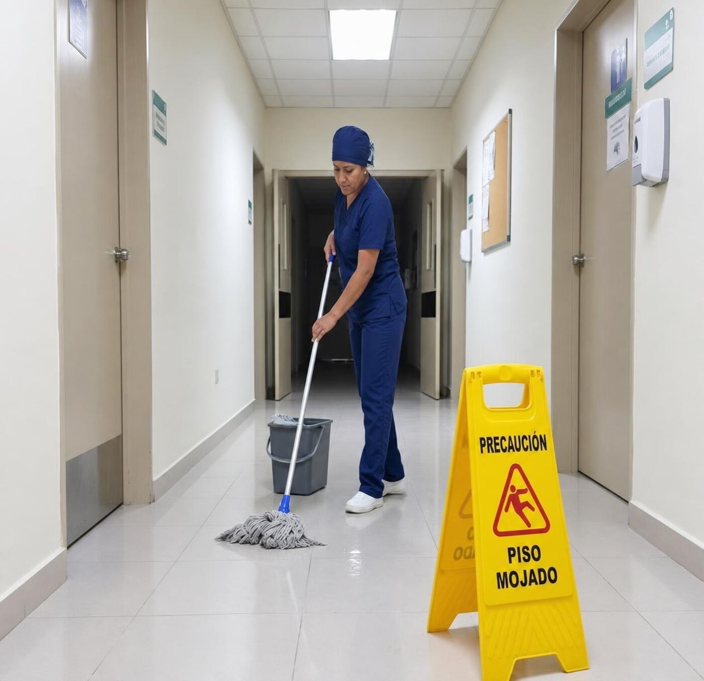 Personal de GENERALCLEAN realizando limpieza (foto 16)